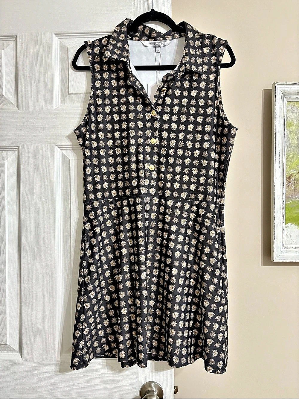 Smith & Quinn Women’s Black Sleeveless Dress – Size L